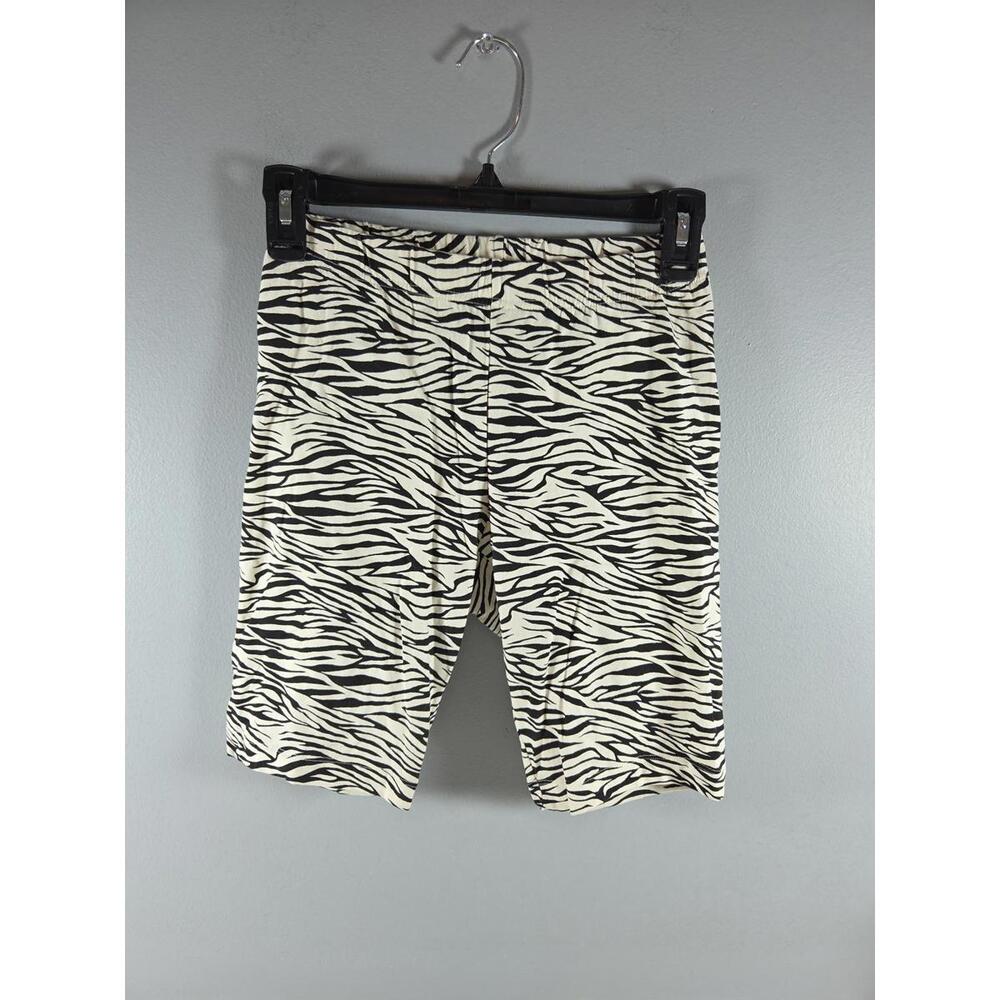 Zebra Bike Shorts Girl's Large NEW Activewear Gym